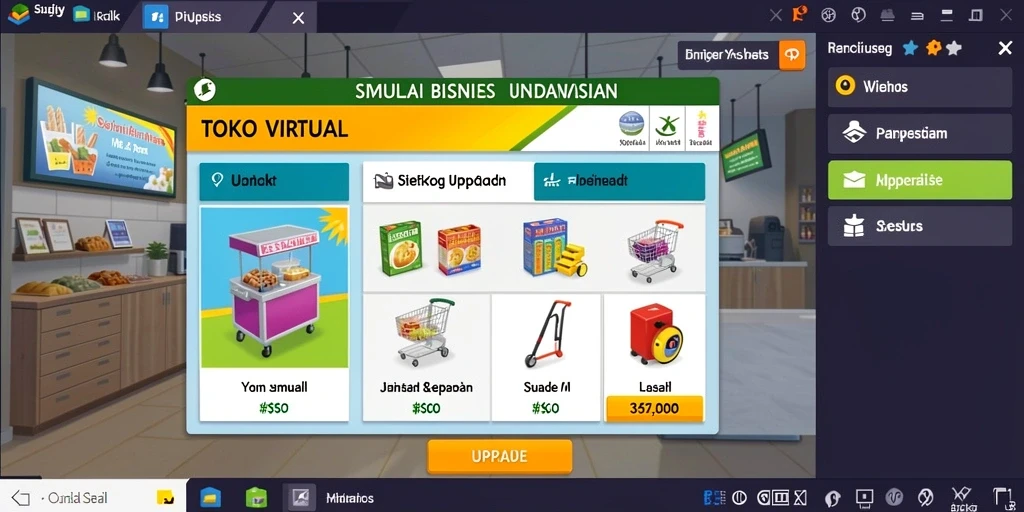 Screenshot menunjukkan antarmuka pengguna yang ramah.