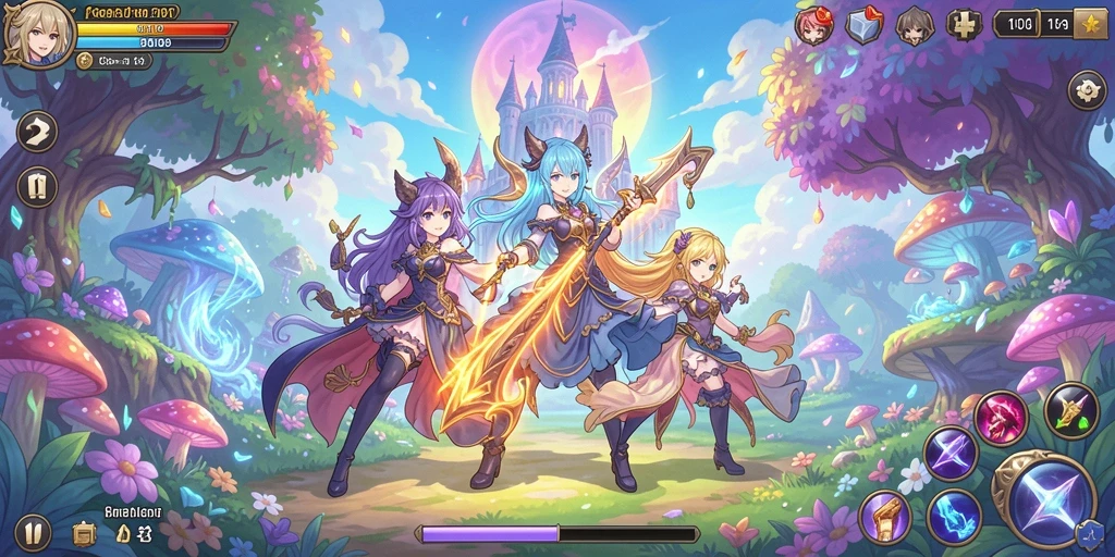 Gambar mini-game yang seru dan menantang di HARUM4D.