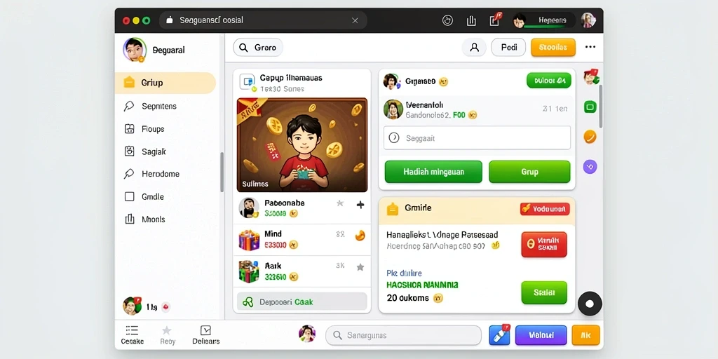 Pilih karakter dan kustomisasi sesuai gaya kamu.