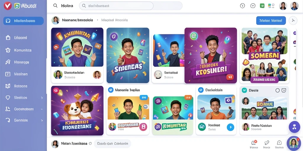 Komunitas aktif yang selalu mendukung pemain baru.