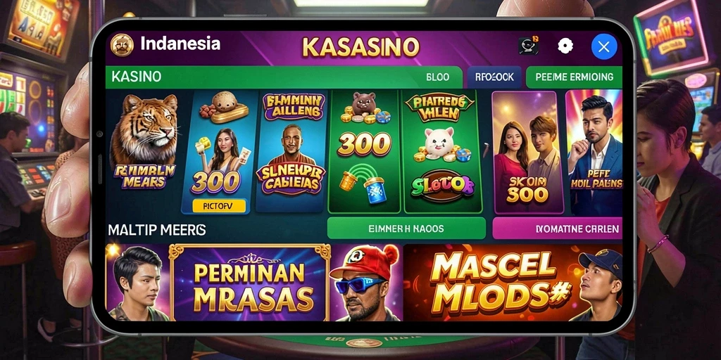 Menu navigasi yang mudah diakses untuk semua pemain.