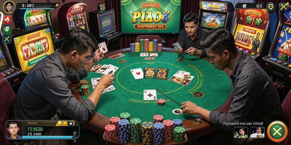 Gambar momen panen yang sukses dan berwarna-warni.