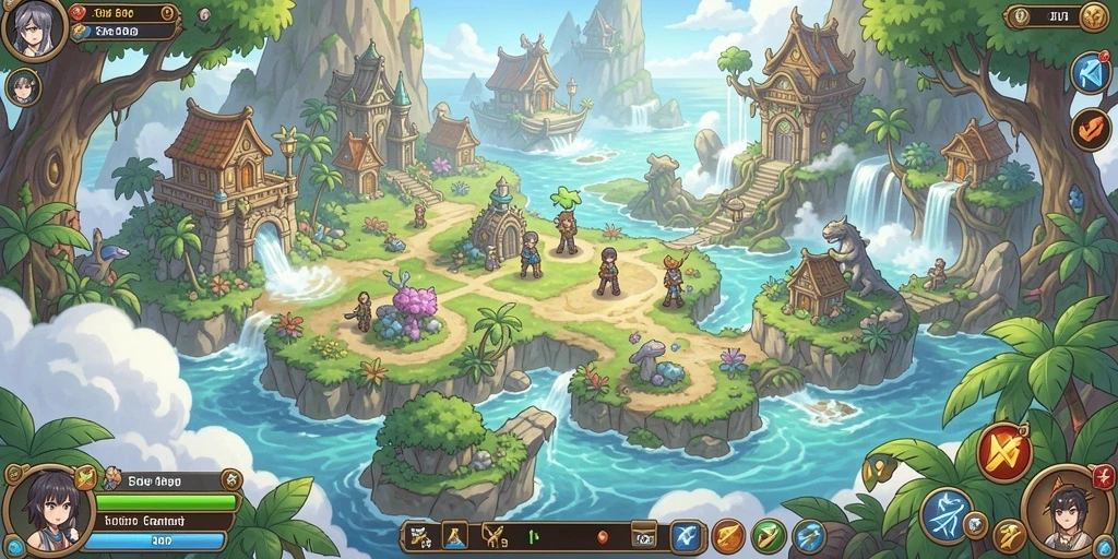 Screenshot dari aksi seru di level menantang.