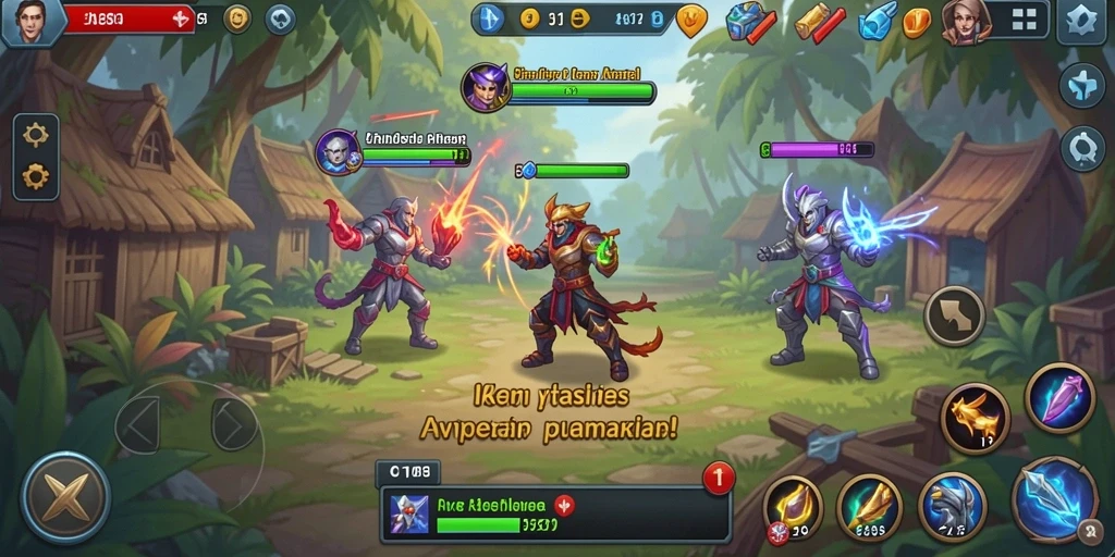 Ilustrasi dari mode multiplayer dengan teman.